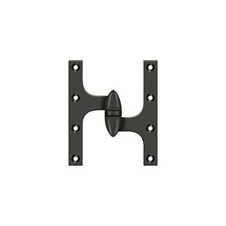 Deltana [OK6050B10B-R] Solid Brass Door Olive Knuckle Hinge - Right Handed - Oil Rubbed Bronze Finish - 6&quot; H x 5&quot; W