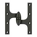 Deltana [OK6050B10B-R] Solid Brass Door Olive Knuckle Hinge - Right Handed - Oil Rubbed Bronze Finish - 6&quot; H x 5&quot; W