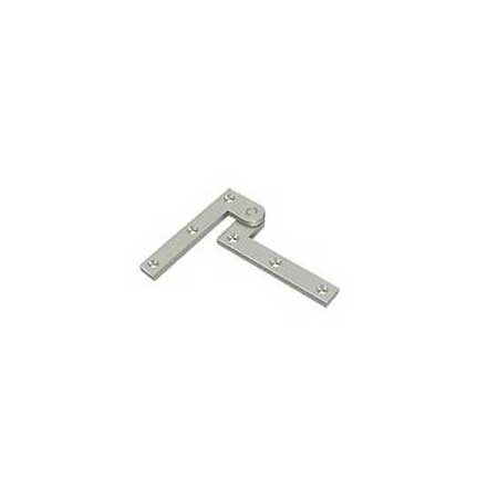 Deltana [PH35U15] Solid Brass Door Pivot Hinge - Brushed Nickel Finish - Pair - 3 7/8&quot; L