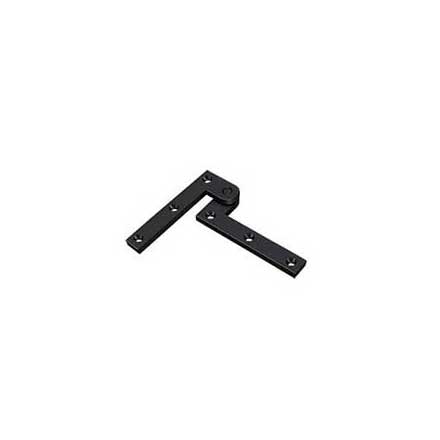 Deltana [PH35U19] Solid Brass Door Pivot Hinge - Paint Black Finish - Pair - 3 7/8&quot; L