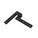 Deltana [PH35U19] Solid Brass Door Pivot Hinge - Paint Black Finish - Pair - 3 7/8&quot; L