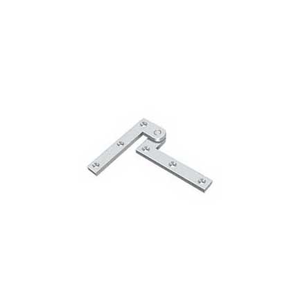 Deltana [PH35U26] Solid Brass Door Pivot Hinge - Polished Chrome Finish - Pair - 3 7/8&quot; L