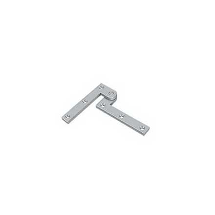 Deltana [PH35U26D] Solid Brass Door Pivot Hinge - Brushed Chrome Finish - Pair - 3 7/8&quot; L