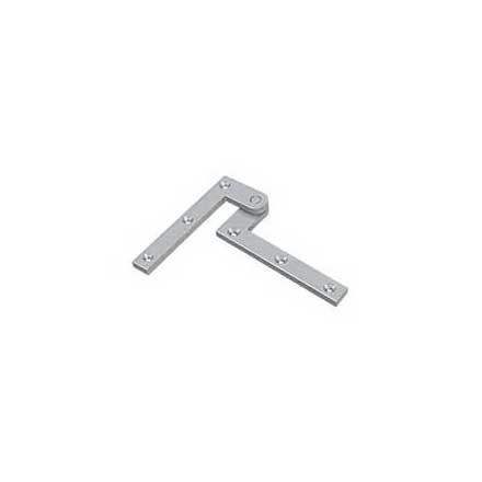 Deltana [PH40U26D] Solid Brass Door Pivot Hinge - Brushed Chrome Finish - Pair - 4 3/8" L