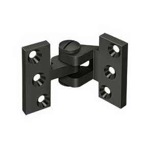 Deltana [SBIH2510U10B] Solid Brass Door Pivot Hinge - Intermediate - Oil Rubbed Bronze Finish - Pair - 2 1/2" L