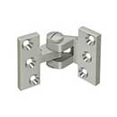 Deltana [SBIH2510U15] Solid Brass Door Pivot Hinge - Intermediate - Brushed Nickel Finish - Pair - 2 1/2" L