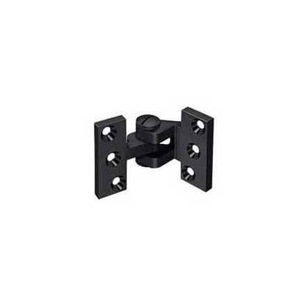 Deltana [SBIH2510U19] Solid Brass Door Pivot Hinge - Intermediate - Paint Black Finish - Pair - 2 1/2&quot; L