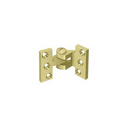 Deltana [SBIH2510U3] Solid Brass Door Pivot Hinge - Intermediate - Polished Brass Finish - Pair - 2 1/2" L