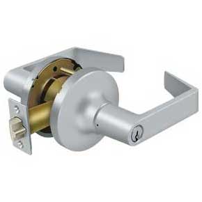Deltana [CL500FLC-26D] Commercial Door Lever - Grade 1 - Entry - Clarendon Lever - Brushed Chrome Finish
