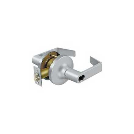 Deltana [CL500FRCNC-26D] Commercial Door Lever - Grade 1 - Entry - IC Core - Clarendon Lever - Brushed Chrome Finish