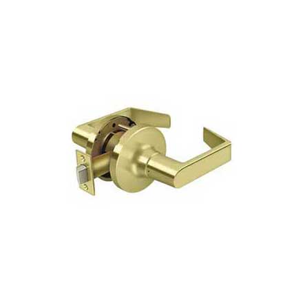 Deltana [CL501FLC-3] Commercial Door Lever - Grade 1 - Passage - Clarendon Lever - Polished Brass Finish