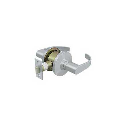 Deltana [CL401EL-26D] Commercial Door Lever - Grade 2 - Passage - Light Duty - Curved Lever - Brushed Chrome Finish