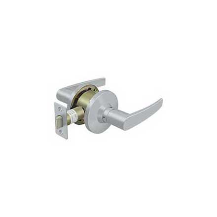 Deltana [CL701EL-26D] Commercial Door Lever - Grade 2 - Passage - Light Duty - Straight Lever - Brushed Chrome Finish