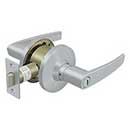 Deltana [CL702EL-26D] Commercial Door Lever - Grade 2 - Privacy - Light Duty - Straight Lever - Brushed Chrome Finish