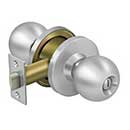 Deltana [CL102EAC-32D] Commercial Stainless Steel Door Knob - Grade 2 - Privacy - Round - Brushed Finish