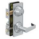 Deltana [CL308ILC-26D] Commercial Door Interconnected Lever Lock - Grade 2 - Passage - Clarendon Lever - Brushed Chrome Finish