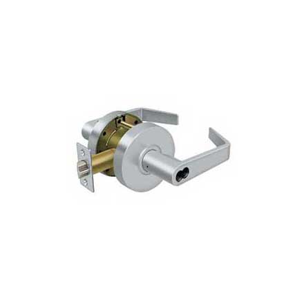 Deltana [CL500ECCNC-26D] Commercial Door Lever - Grade 2 - Entry - IC Core - Clarendon Lever - Brushed Chrome Finish