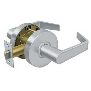Deltana [CL501EVC-26D] Commercial Door Lever - Grade 2 - Passage - Clarendon Lever - Brushed Chrome Finish