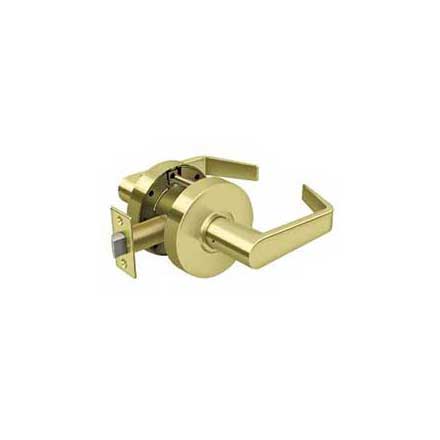 Deltana [CL501EVC-3] Commercial Door Lever - Grade 2 - Passage - Clarendon Lever - Polished Brass Finish