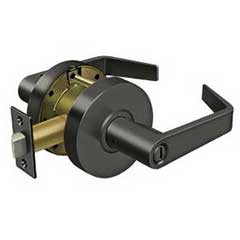 Deltana [CL502EVC-10B] Commercial Door Lever - Grade 2 - Privacy - Clarendon Lever - Oil Rubbed Bronze Finish