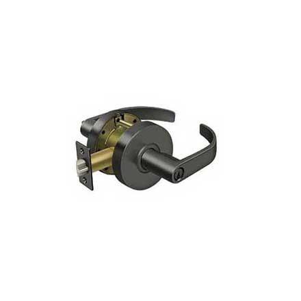 Deltana [CL600EVC-10B] Commercial Door Lever - Grade 2 - Entry - Curved Lever - Oil Rubbed Bronze Finish