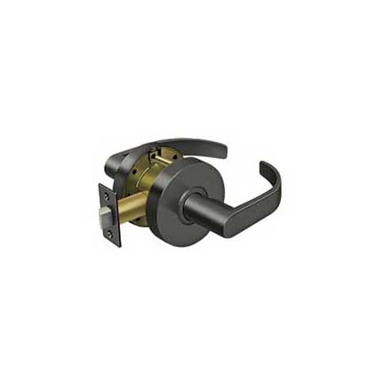 Deltana [CL601EVC-10B] Commercial Door Lever - Grade 2 - Passage - Curved Lever - Oil Rubbed Bronze Finish