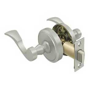 Deltana [PRLLR3U15] Solid Brass Door Lever - Passage - Brushed Nickel Finish