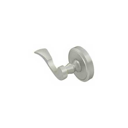 Deltana [PRLLR4U15-RH] Solid Brass Door Lever - Lacovia Series - Dummy - Right Hand - Brushed Nickel Finish