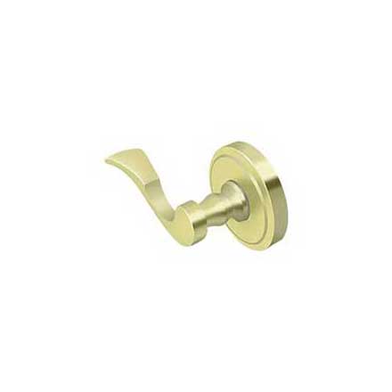 Deltana [PRLLR4U3-RH] Solid Brass Door Lever - Lacovia Series - Dummy - Right Hand - Polished Brass Finish