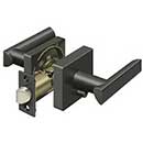 Deltana [ZLLS2U10B-LH] Die Cast Zinc Door Lever - Livingston Series - Privacy - Left Hand - Oil Rubbed Bronze Finish