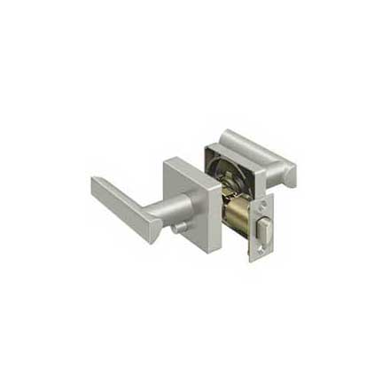 Deltana [ZLLS2U15-RH] Die Cast Zinc Door Lever - Livingston Series - Privacy - Right Hand - Brushed Nickel Finish