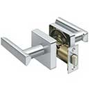 Deltana [ZLLS3U26] Die Cast Zinc Door Lever - Livingston Series - Passage - Polished Chrome Finish