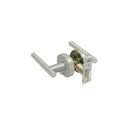 Deltana [ZMLR2U15-RH] Die Cast Zinc Door Lever - Mandeville Series - Privacy - Right Hand - Brushed Nickel Finish