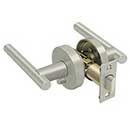 Deltana [ZMLR2U15-RH] Die Cast Zinc Door Lever - Mandeville Series - Privacy - Right Hand - Brushed Nickel Finish