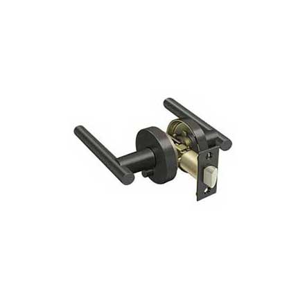 Deltana [ZMLR2U10B-RH] Die Cast Zinc Door Lever - Mandeville Series - Privacy - Right Hand - Oil Rubbed Bronze Finish