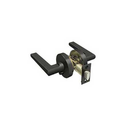 Deltana [ZPLR2U10B-RH] Die Cast Zinc Door Lever - Portmore Series - Privacy - Right Hand - Oil Rubbed Bronze Finish