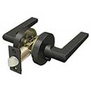 Deltana [ZPLR2U10B-LH] Die Cast Zinc Door Lever - Portmore Series - Privacy - Left Hand - Oil Rubbed Bronze Finish