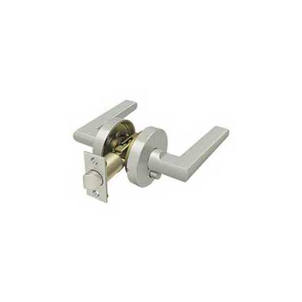 Deltana [ZPLR2U15-LH] Die Cast Zinc Door Lever - Portmore Series - Privacy - Left Hand - Brushed Nickel Finish