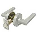 Deltana [ZPLR2U15-LH] Die Cast Zinc Door Lever - Portmore Series - Privacy - Left Hand - Brushed Nickel Finish