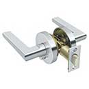 Deltana [ZPLR2U26-RH] Die Cast Zinc Door Lever - Portmore Series - Privacy - Right Hand - Polished Chrome Finish