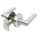 Deltana [ZPLR2U26-LH] Die Cast Zinc Door Lever - Portmore Series - Privacy - Left Hand - Polished Chrome Finish