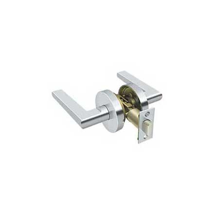 Deltana [ZPLR3U26] Die Cast Zinc Door Lever - Portmore Series - Passage - Polished Chrome Finish