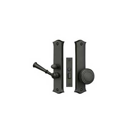 Deltana [SDL688U10B] Solid Brass Storm Door Mortise Latch Set - Classic Plate - Oil Rubbed Bronze Finish