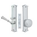 Deltana [SDL688U26] Solid Brass Storm Door Mortise Latch Set - Classic Plate - Polished Chrome Finish