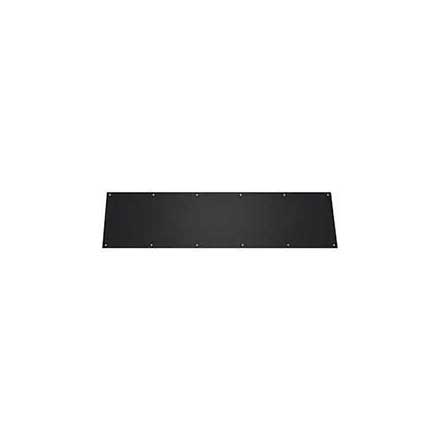 Deltana [KP1034U19] Stainless Steel Door Kick Plate - Flat Black Finish - 10" W x 34" L