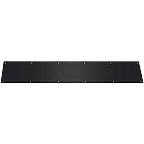 Deltana [KP634U19] Stainless Steel Door Kick Plate - Flat Black Finish - 6" W x 34" L