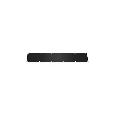 Deltana [KP634U19] Stainless Steel Door Kick Plate - Flat Black Finish - 6&quot; W x 34&quot; L