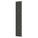 Deltana [PPH3520U10B] Solid Brass Door Push Plate - Pre-Drilled 10" C/C Holes - Oil Rubbed Bronze Finish - 3 1/2" W x 20" L