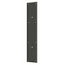 Deltana [PPH3520U10B] Solid Brass Door Push Plate - Pre-Drilled 10&quot; C/C Holes - Oil Rubbed Bronze Finish - 3 1/2&quot; W x 20&quot; L