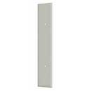 Deltana [PPH3520U15] Solid Brass Door Push Plate - Pre-Drilled 10&quot; C/C Holes - Brushed Nickel Finish - 3 1/2&quot; W x 20&quot; L